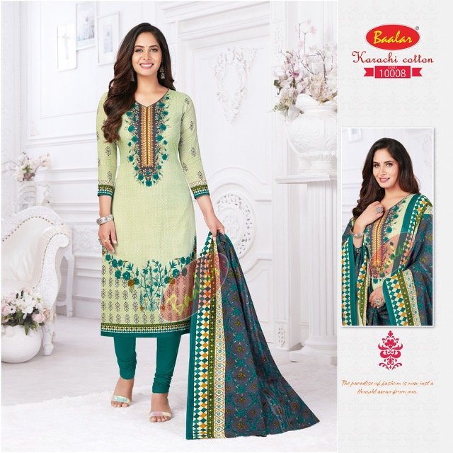 Baalar Karachi Cotton Vol-10 10001-10010 Series 8