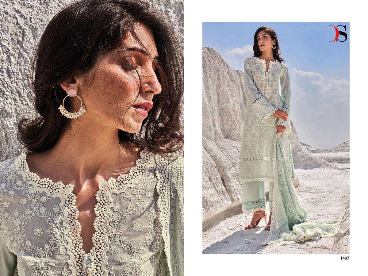 Deepsy Suits Lawnkari Vol-22 1481-1487 Series 7