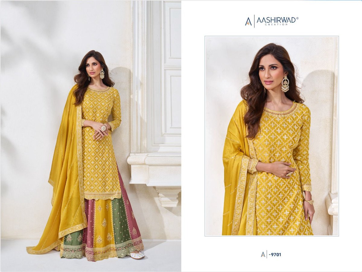 Aashirwad Creation Colors 9701-9703 Series 1