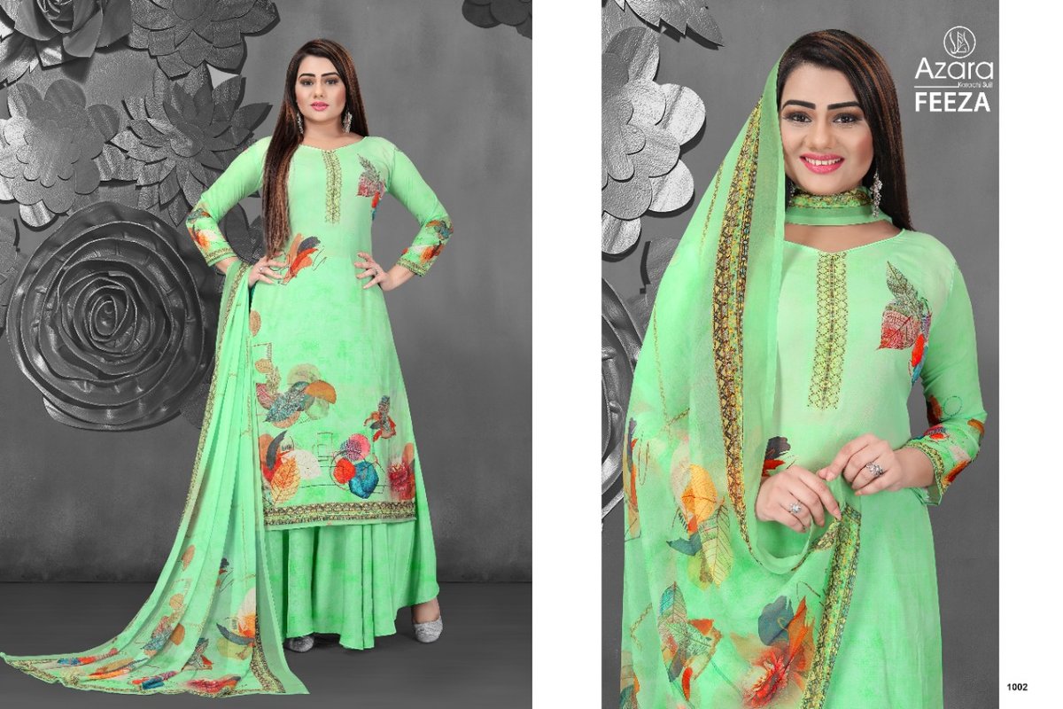 Azara Karachi Suit Feeza 1001-1004 Series 2