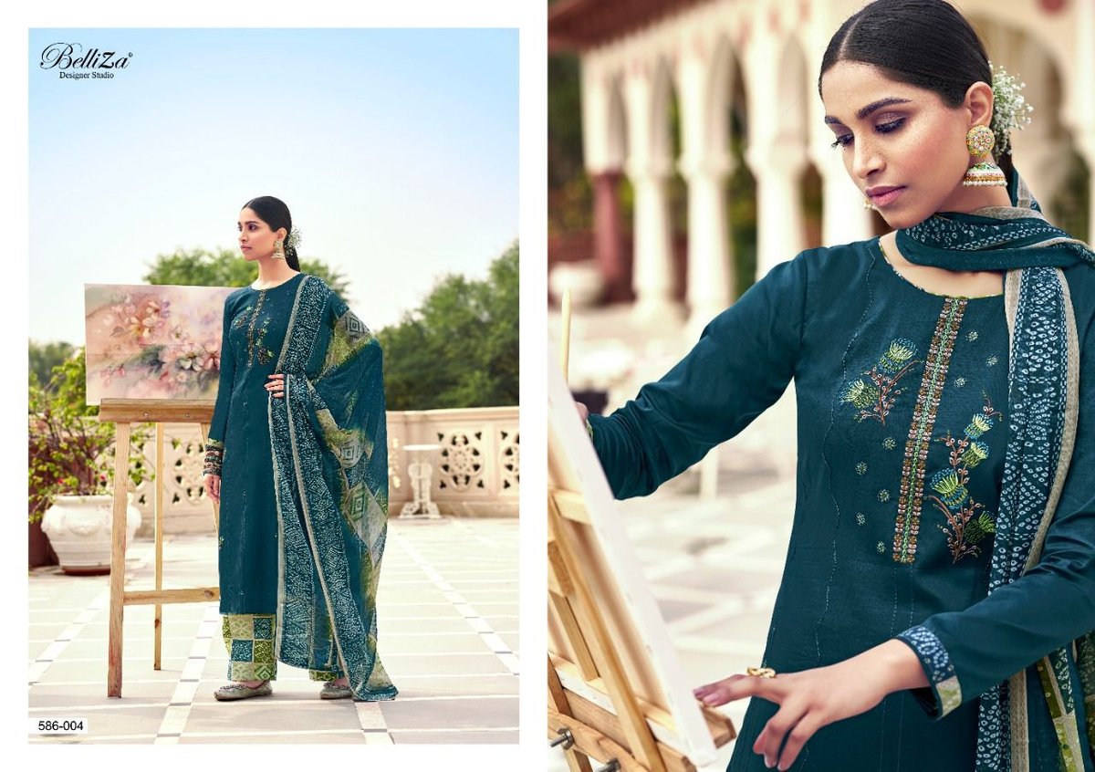 Belliza Designer Aadhya 586-001 to 586-010 Series 4