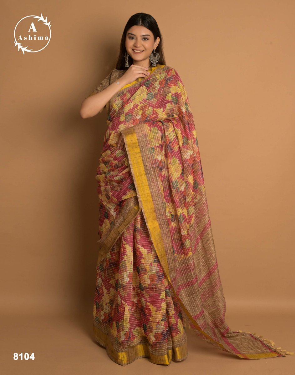 Ashima Saree Kaatha Cotton 8101-8108 Series 4