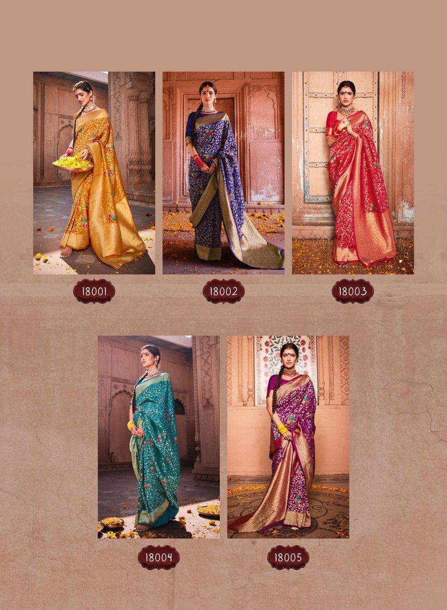 Rajpath Aardhangini Silk 18001-18005 Series 6