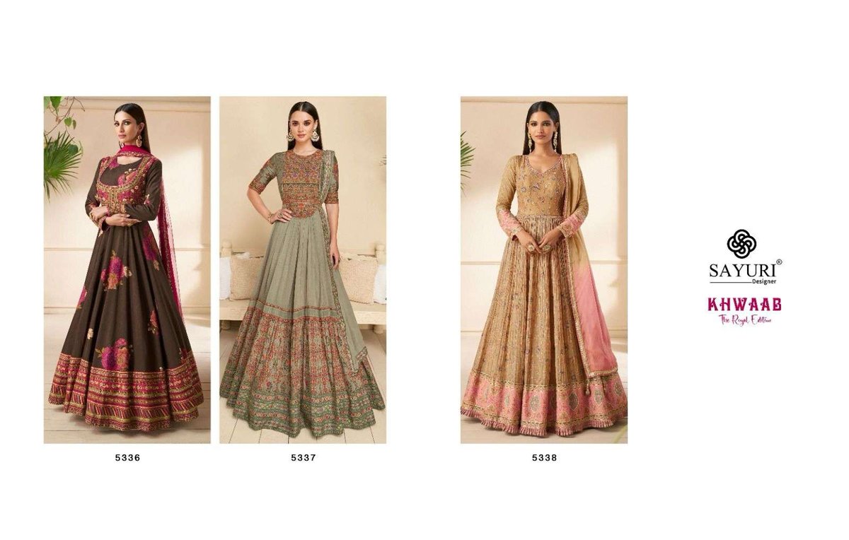Sayuri Designer Khwaab 5336-5338 Series 4