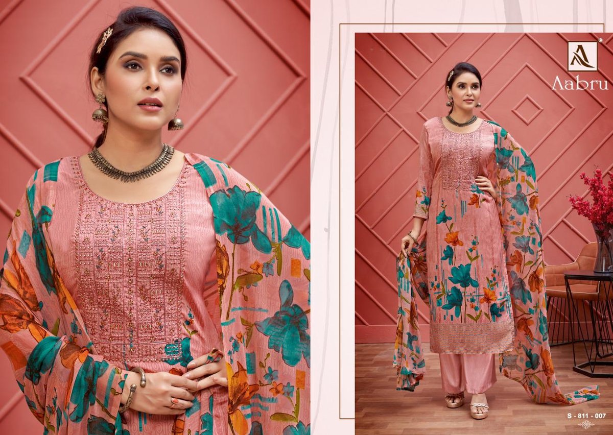 Alok Suits Aabru 811-001 to 811-010 Series 7