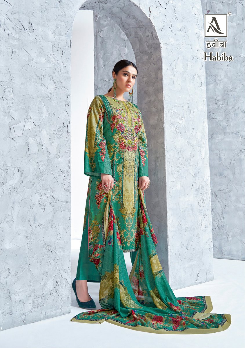 Alok Suit Habiba 1440-001 To 1440-008 Series 1