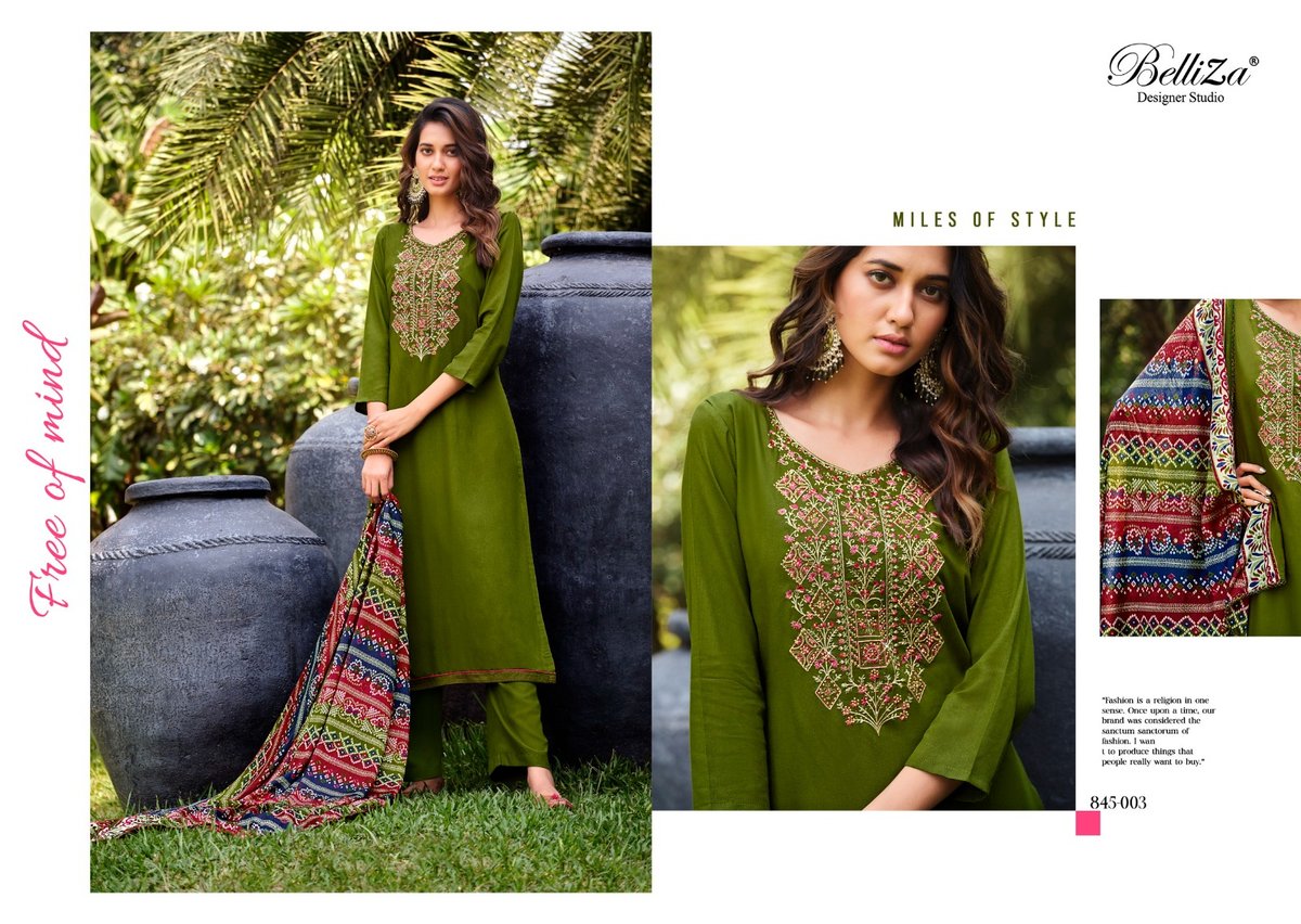Belliza Designer Lovina 845-001 to 845-008 Series 3