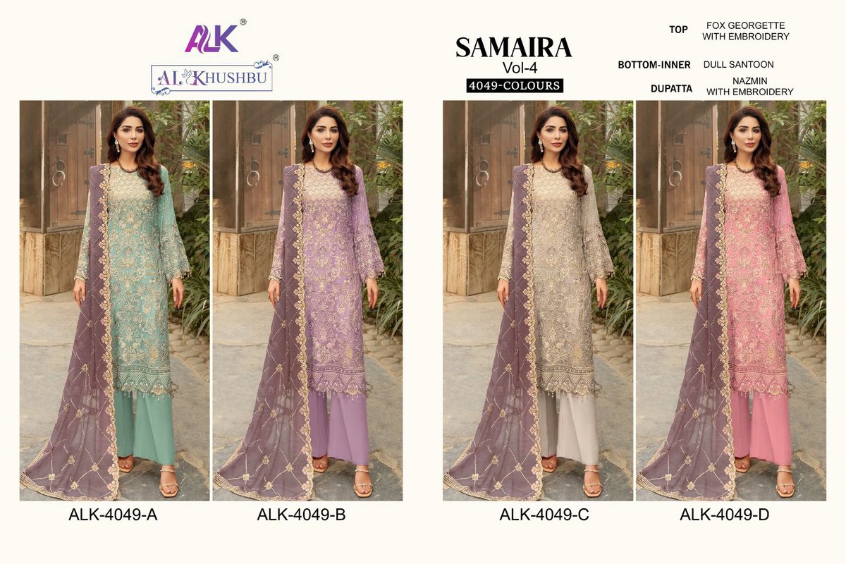 AL Khushbu Samaira Vol-4 4049 Colors 5