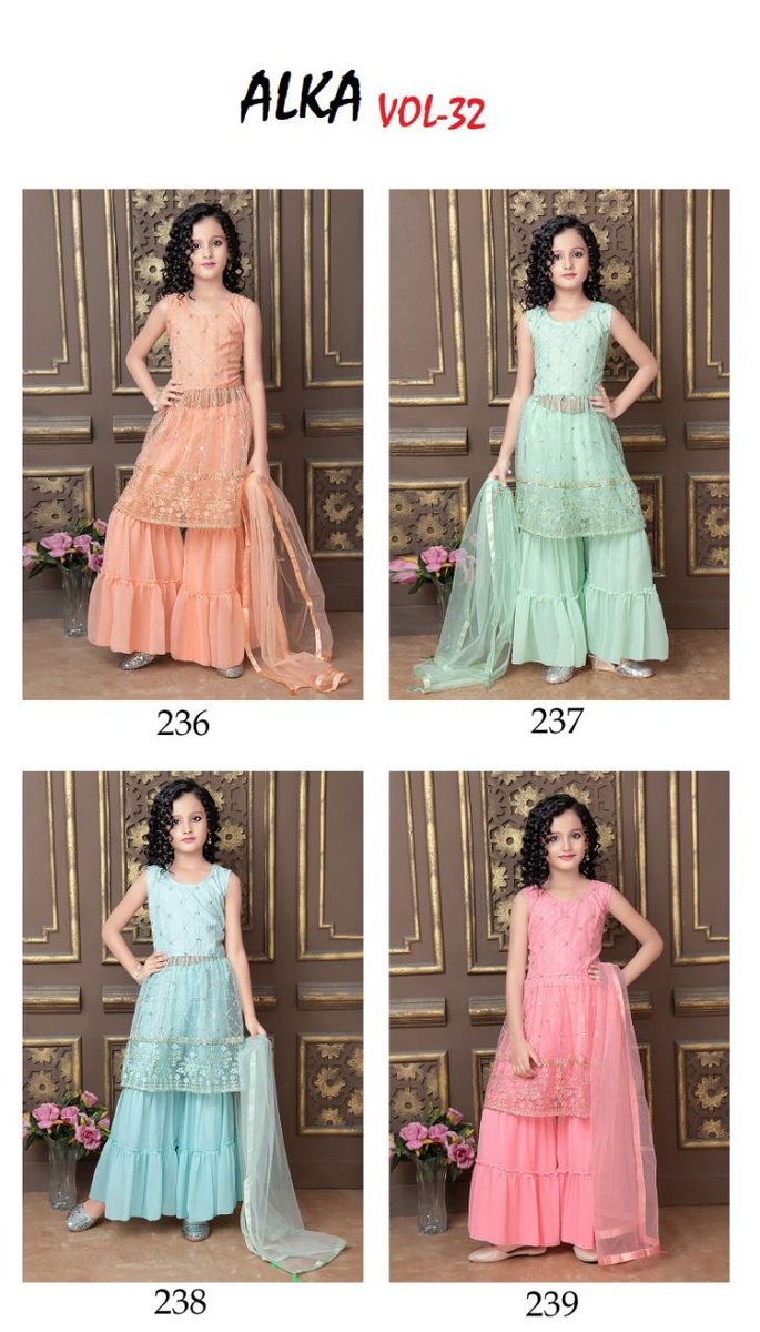 Alka Kidswear Suit Vol-32 236-239 Series 5