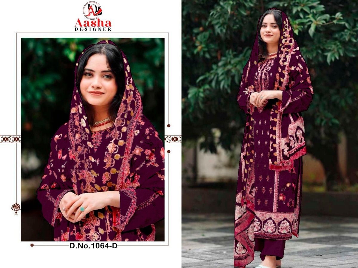 AASHA DESIGNER HARSHA VOL-5 1064-A TO 1064-D 4