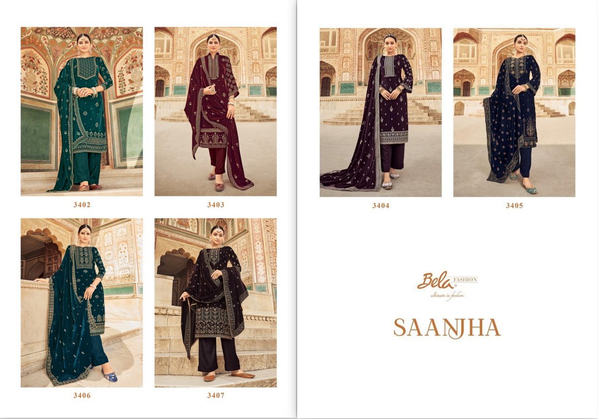Bela Fashion Saanjha 3402-3407 Series 7