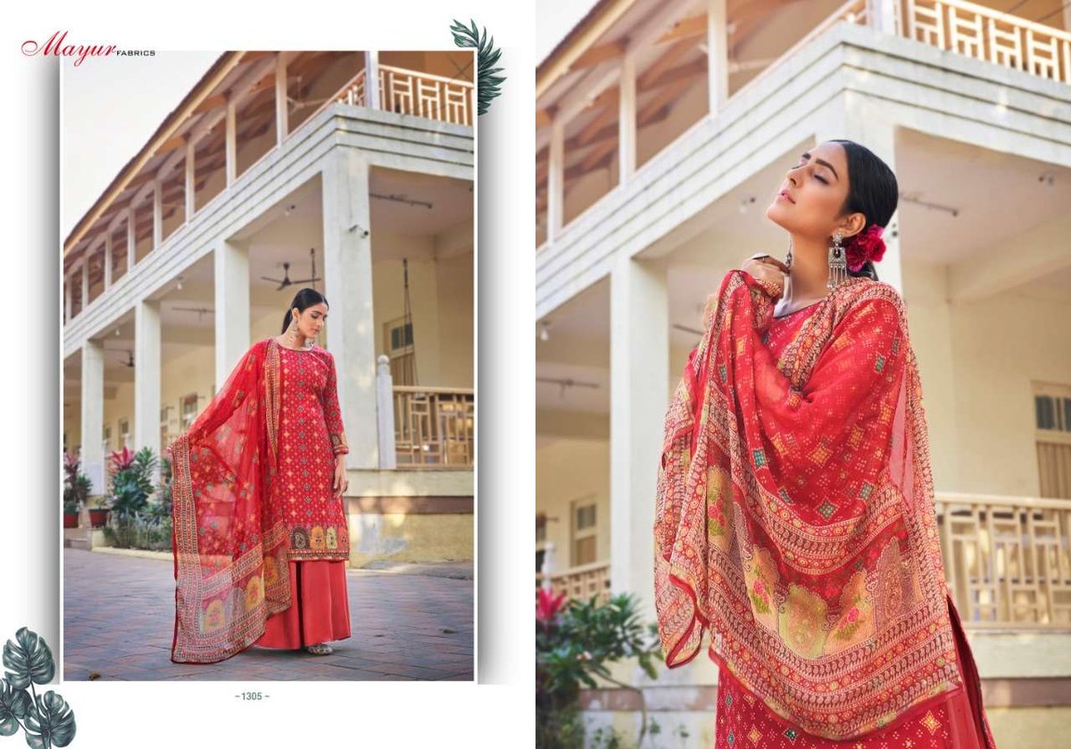 Hansa Prints Bandhani 1301-1306 Series 5