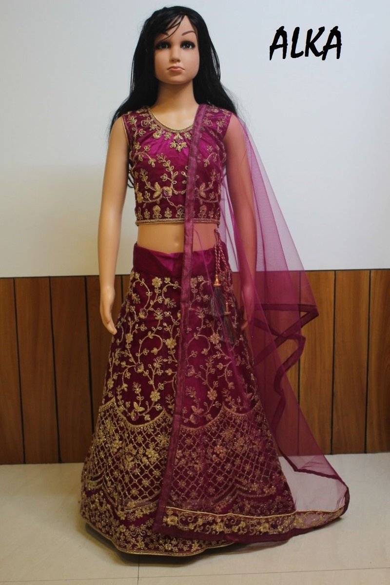 Alka Kidswear Lehenga Vol-20 187-190 Series 4