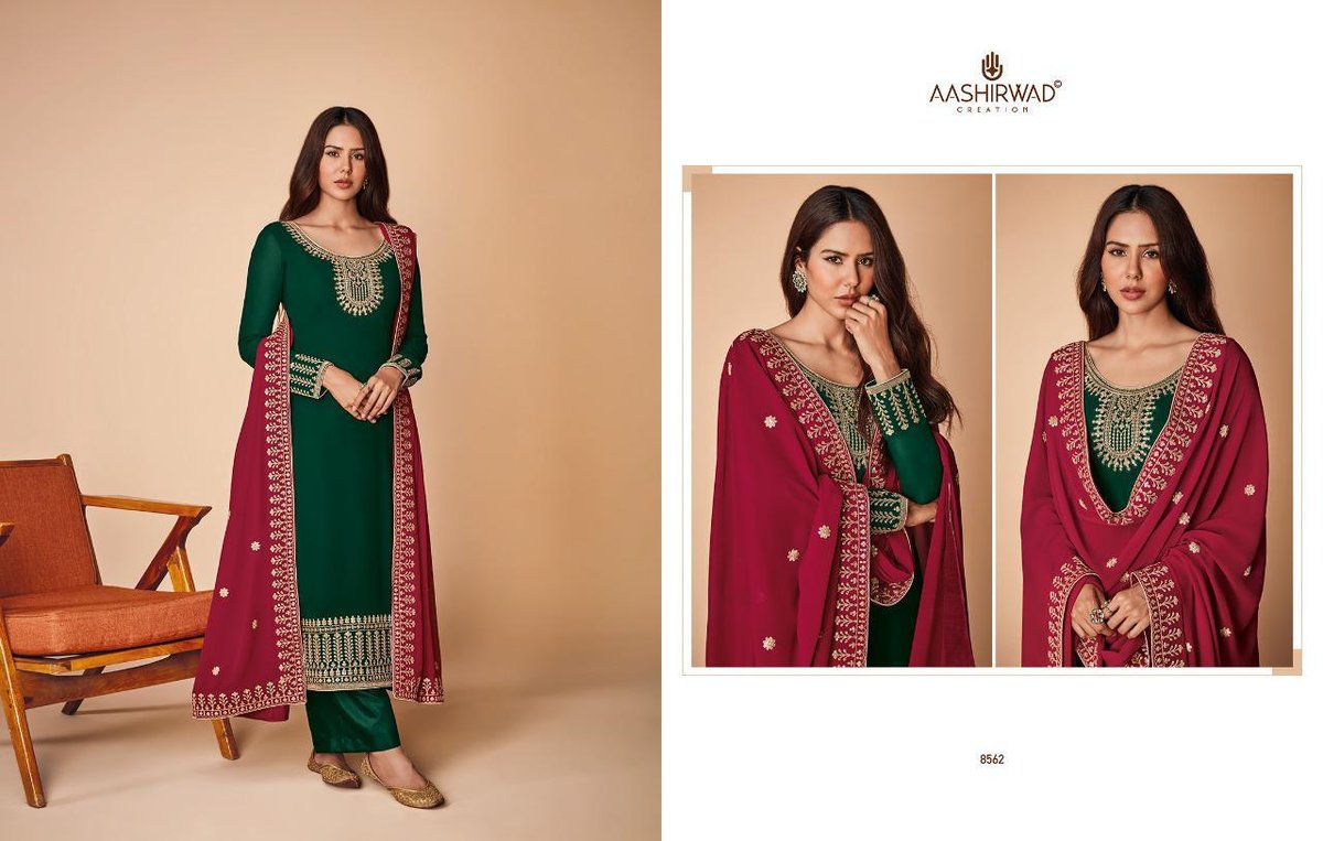 Aashirwad Creation Alfaaz 8559-8566 Series 4