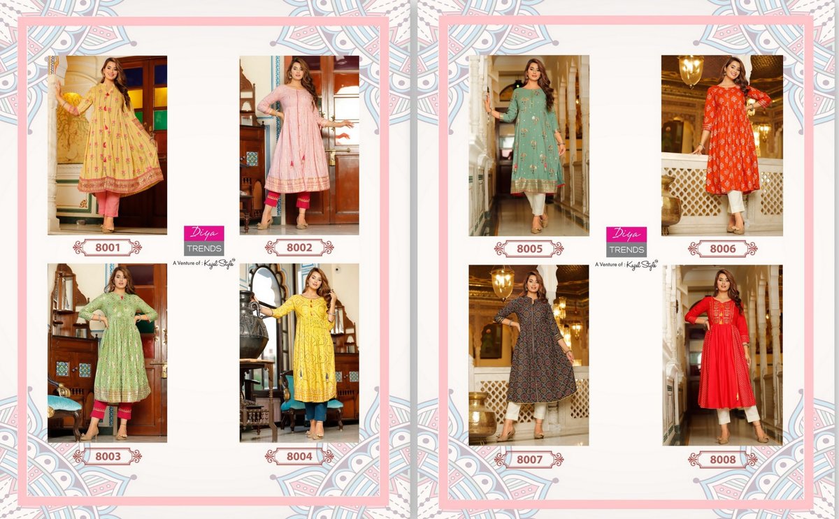 Diya Trends Ethnicity Vol-8 8001-8008 Series 9