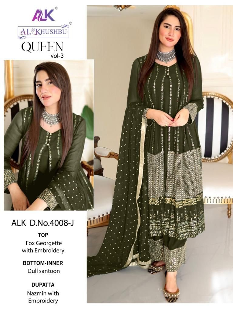 AL Khushbu Queen Vol-3 4008 New Colors 5
