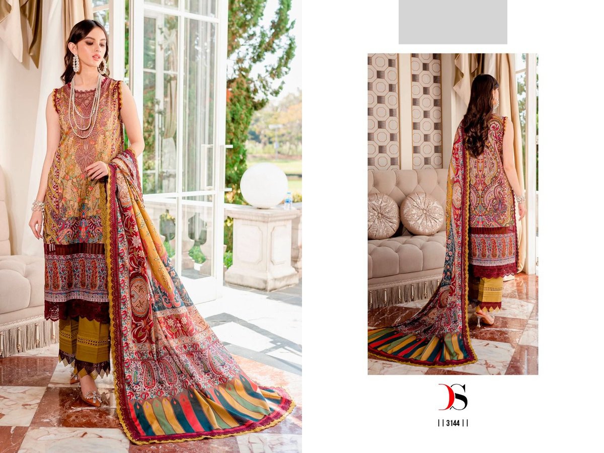 Deepsy Suit Firdous Queen's Court Vol-4 3141-3148 Series 4