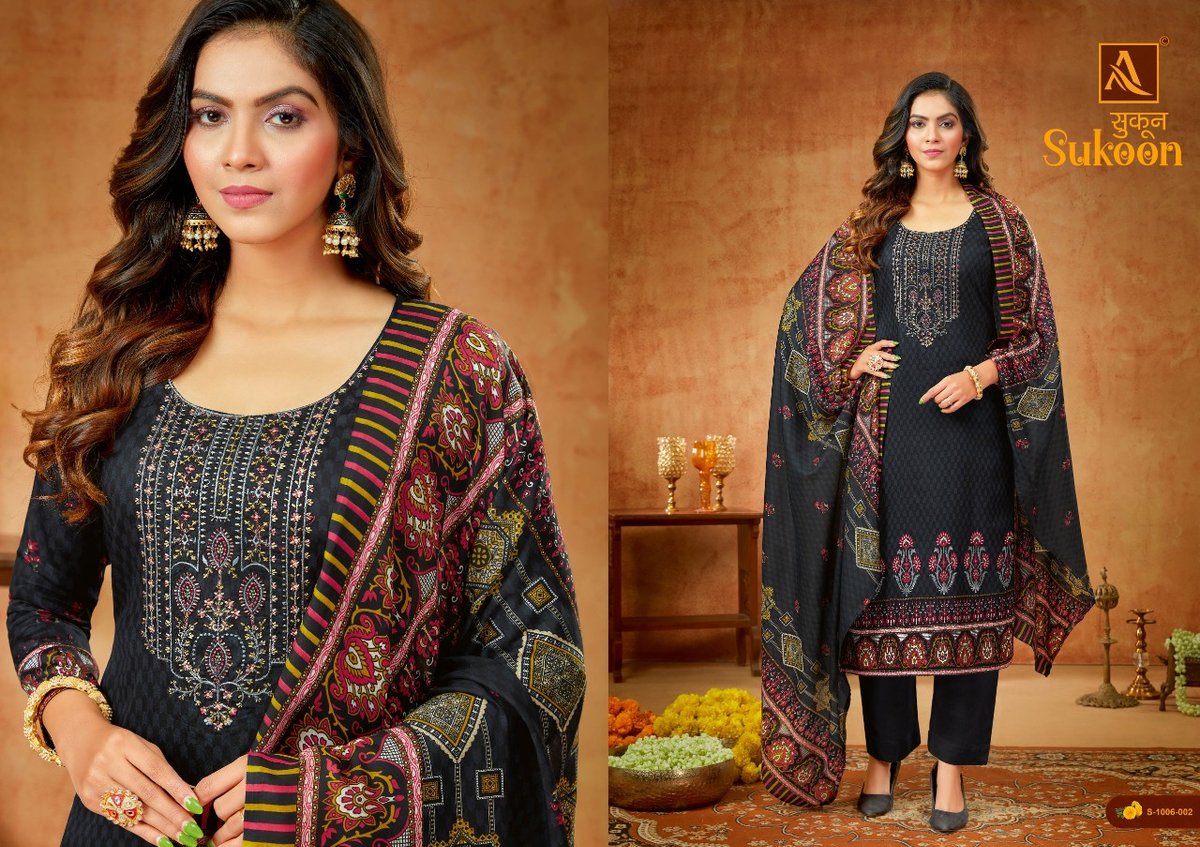 Alok Suit Sukoon 1006-001 to 1006-008 Series 2
