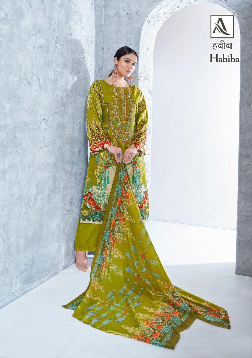 Alok Suit Habiba 1440-001 To 1440-008 Series 4