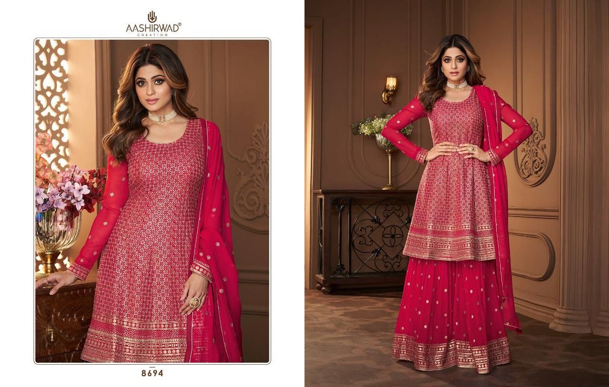 Aashirwad Creation Heroine 8694-8697 Series 1