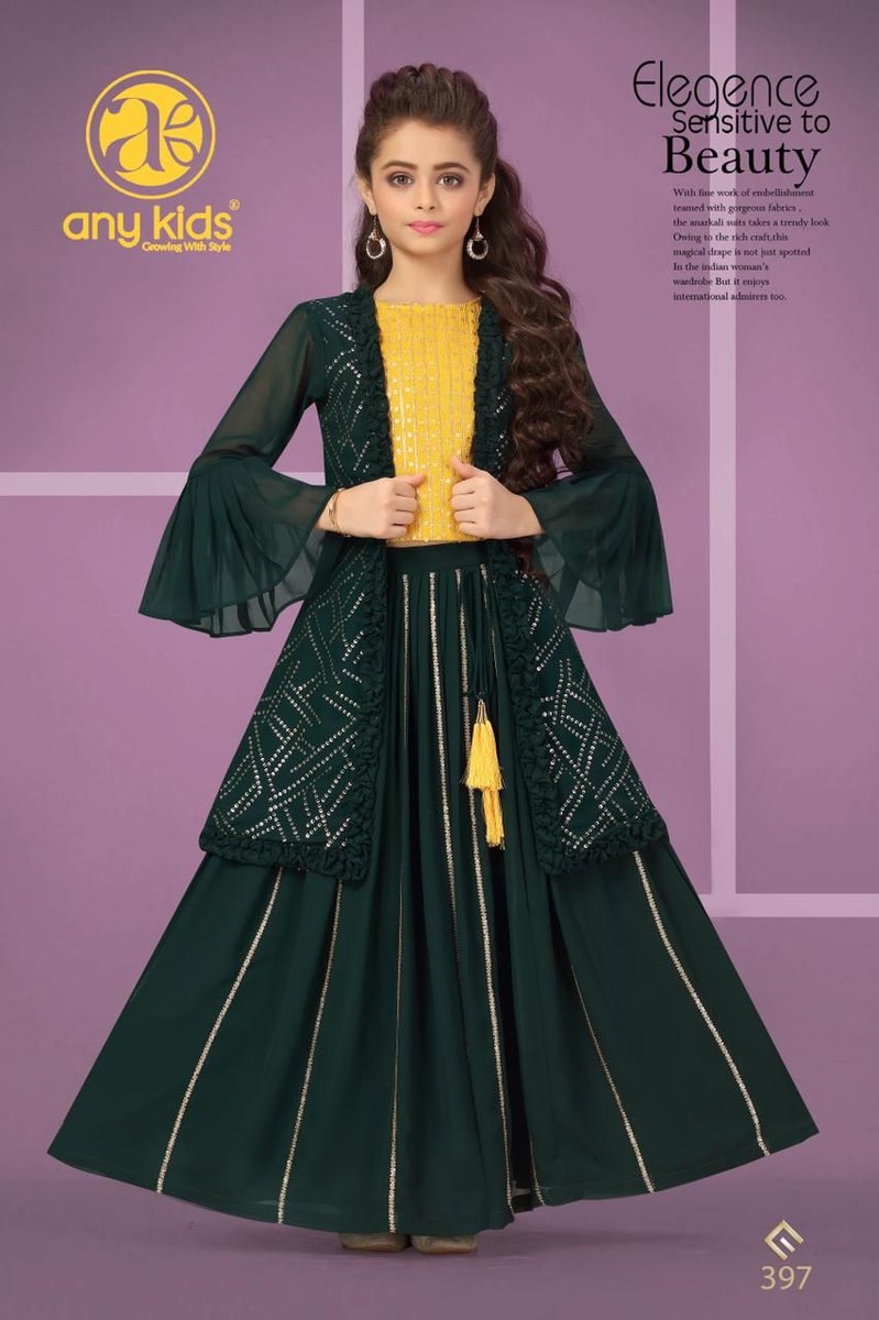 Any Kids Designer Gowns Vol-28 392-411 Series 6