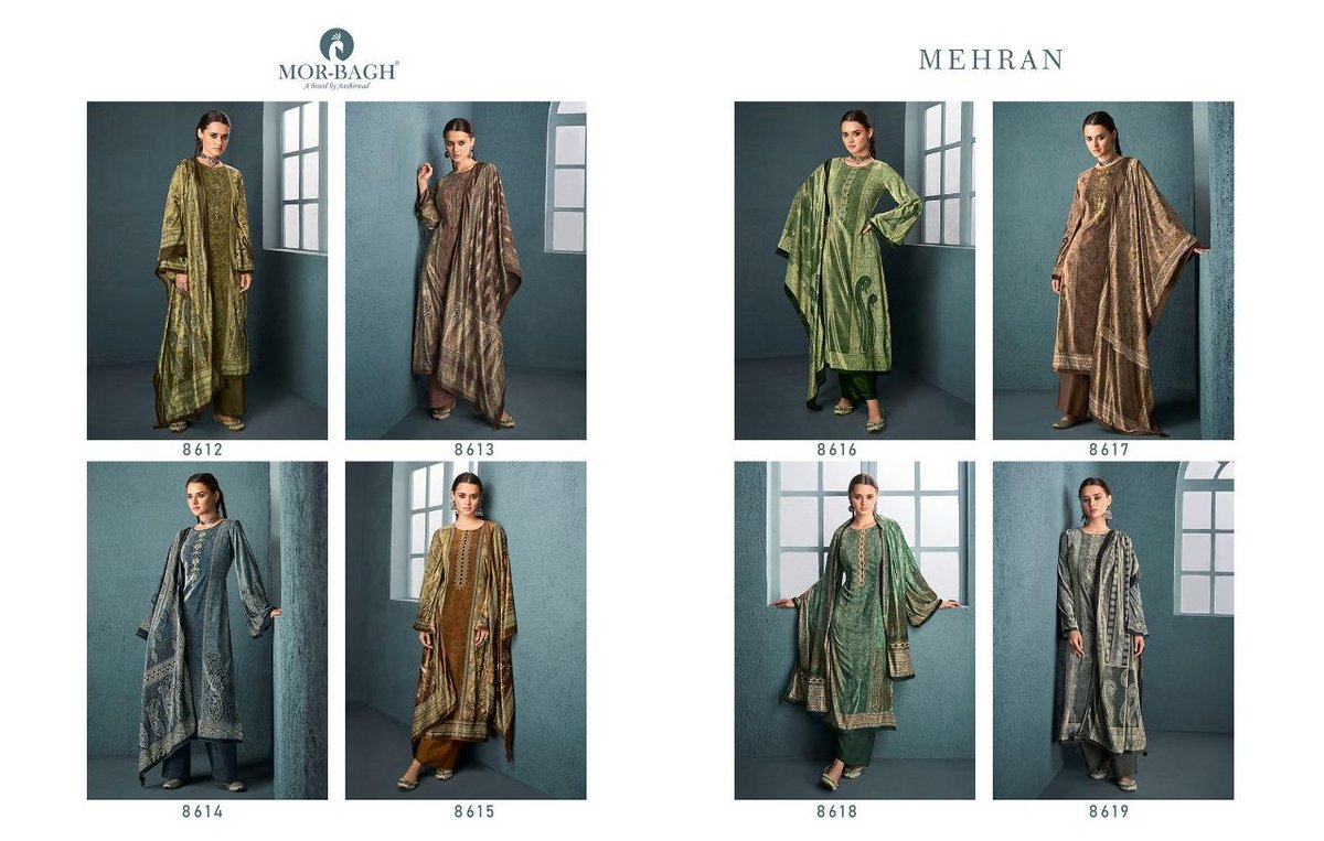 Aashirwad Creation Mor Bagh Mehran 8612-8619 Series 9