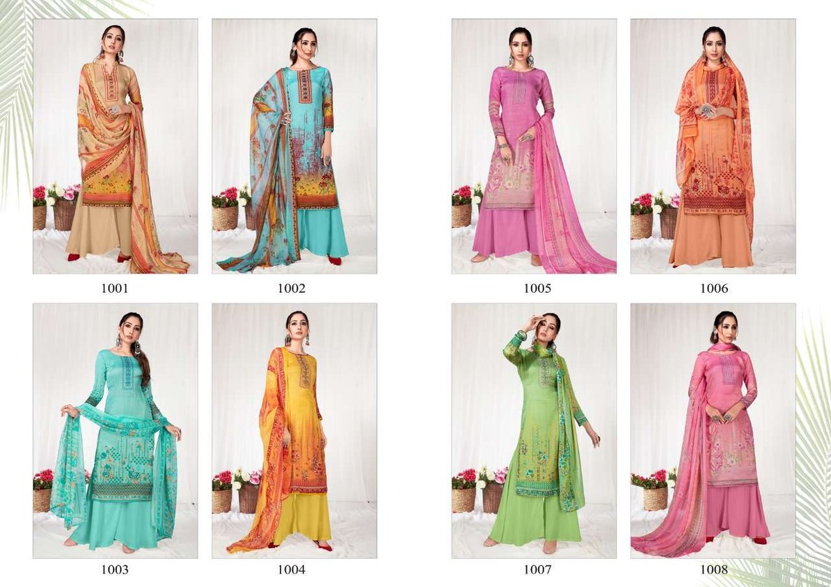 Anita Silk Kesariya Zaara 1001-1008 Series 9