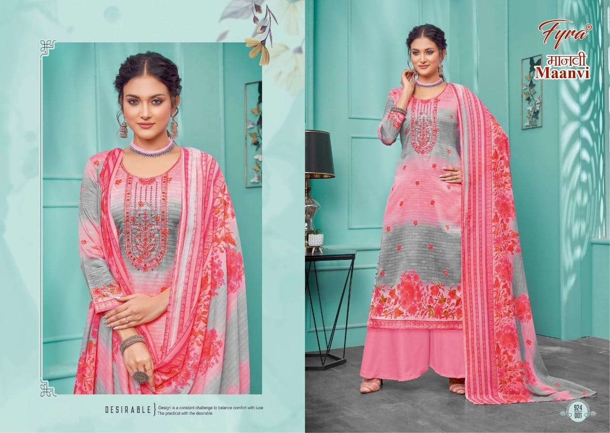 Alok Suit Fyra Maanvi 924-001 to 924-010 Series 1