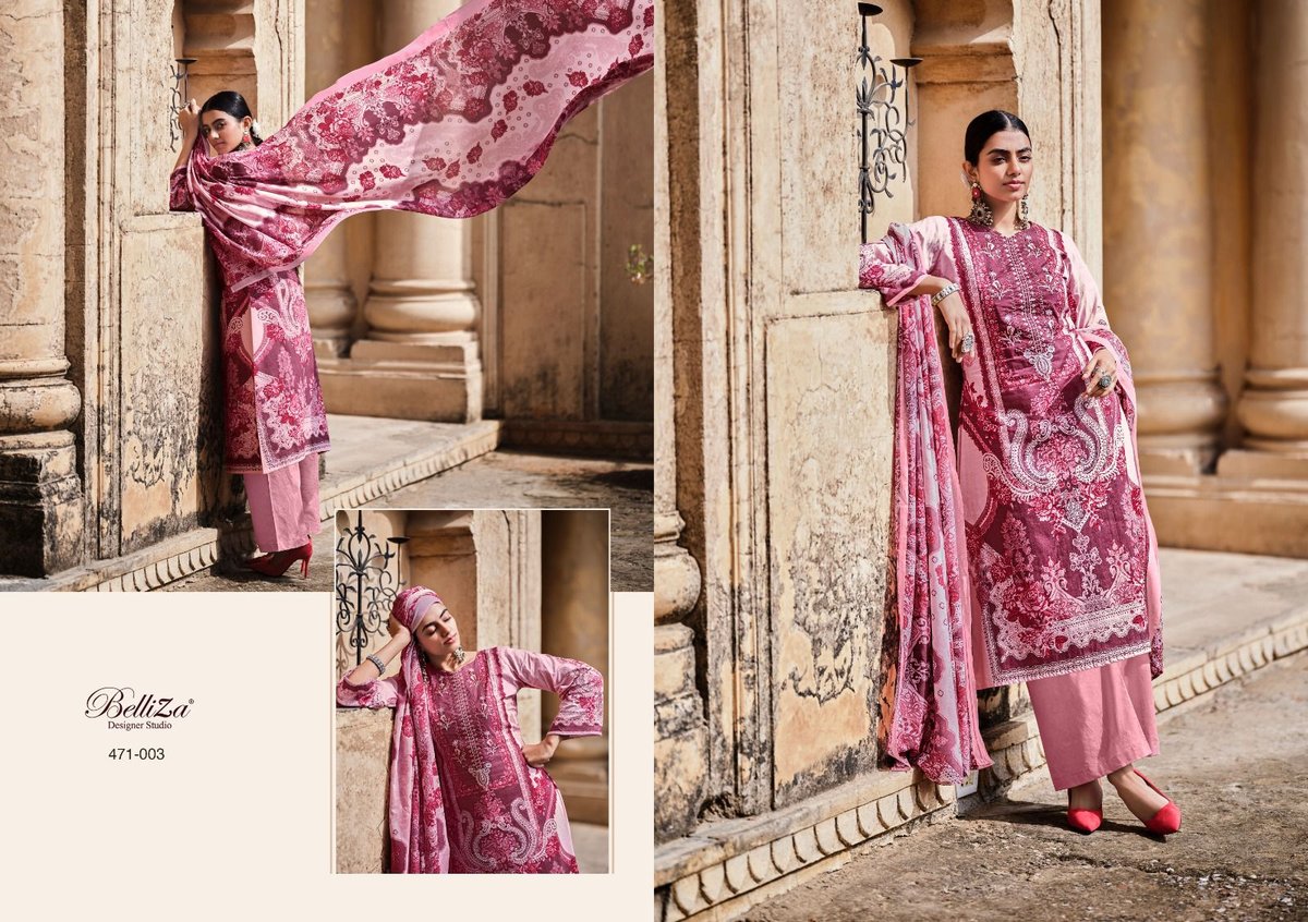 Belliza Designer Naira 471-001 to 471-010 Series 3