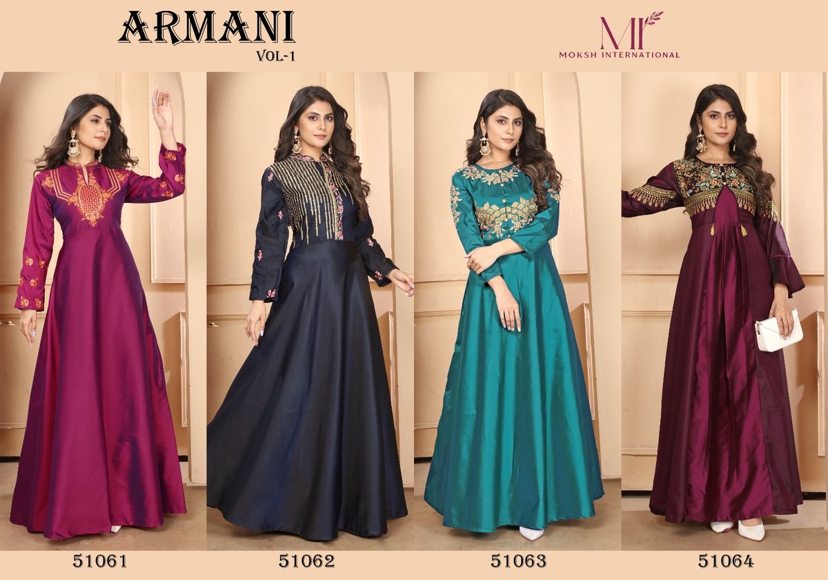 MOKSH INTERNATIONAL ARMANI VOL-1 51061 TO 51064 5