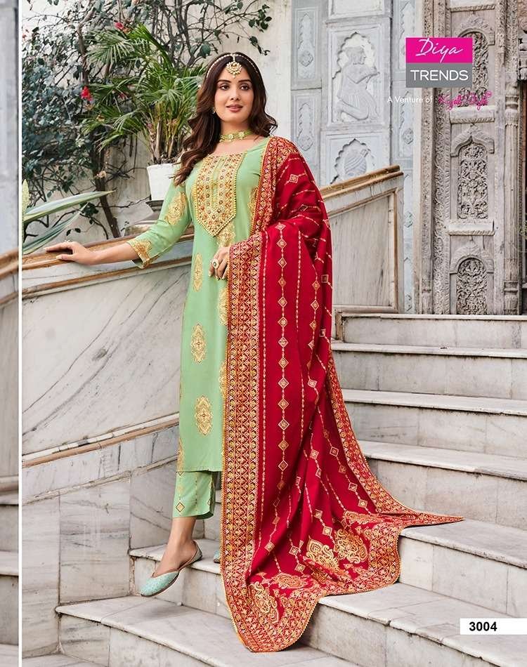 Diya Trends Alveera Vol-3 3001-3008 Series 4