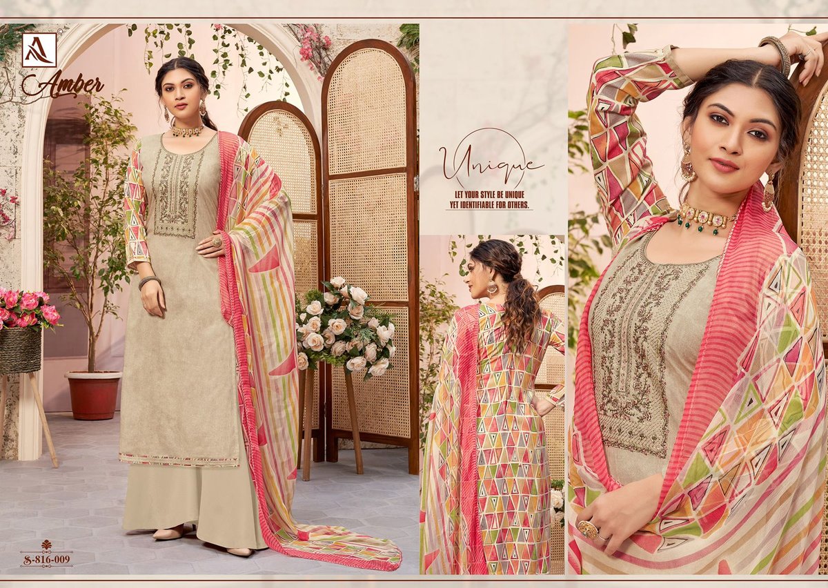 Alok Suits Amber 816-001 to 816-010 Series 9