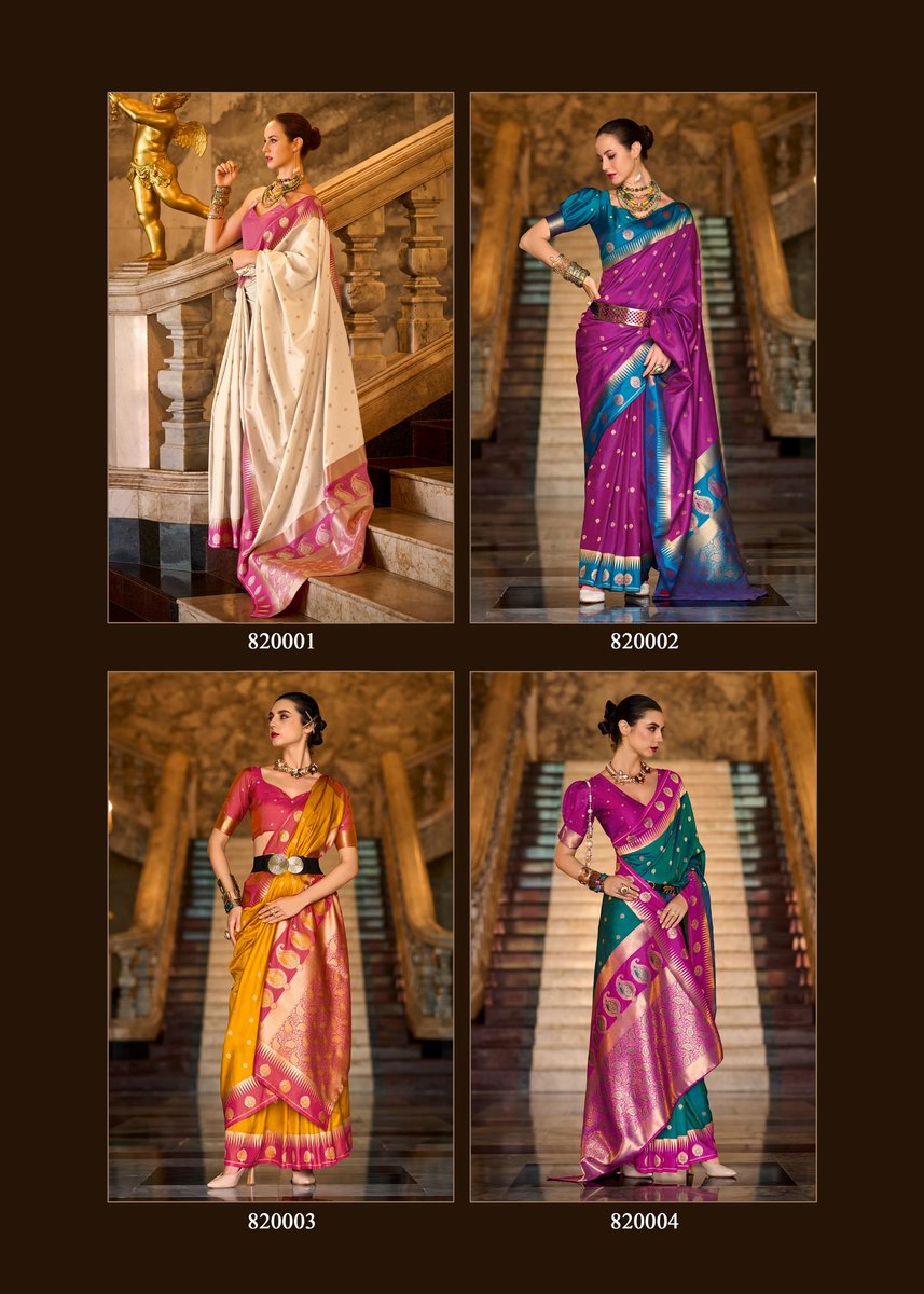 RAJPATH CHERRY SILK 820001 TO 820008 10