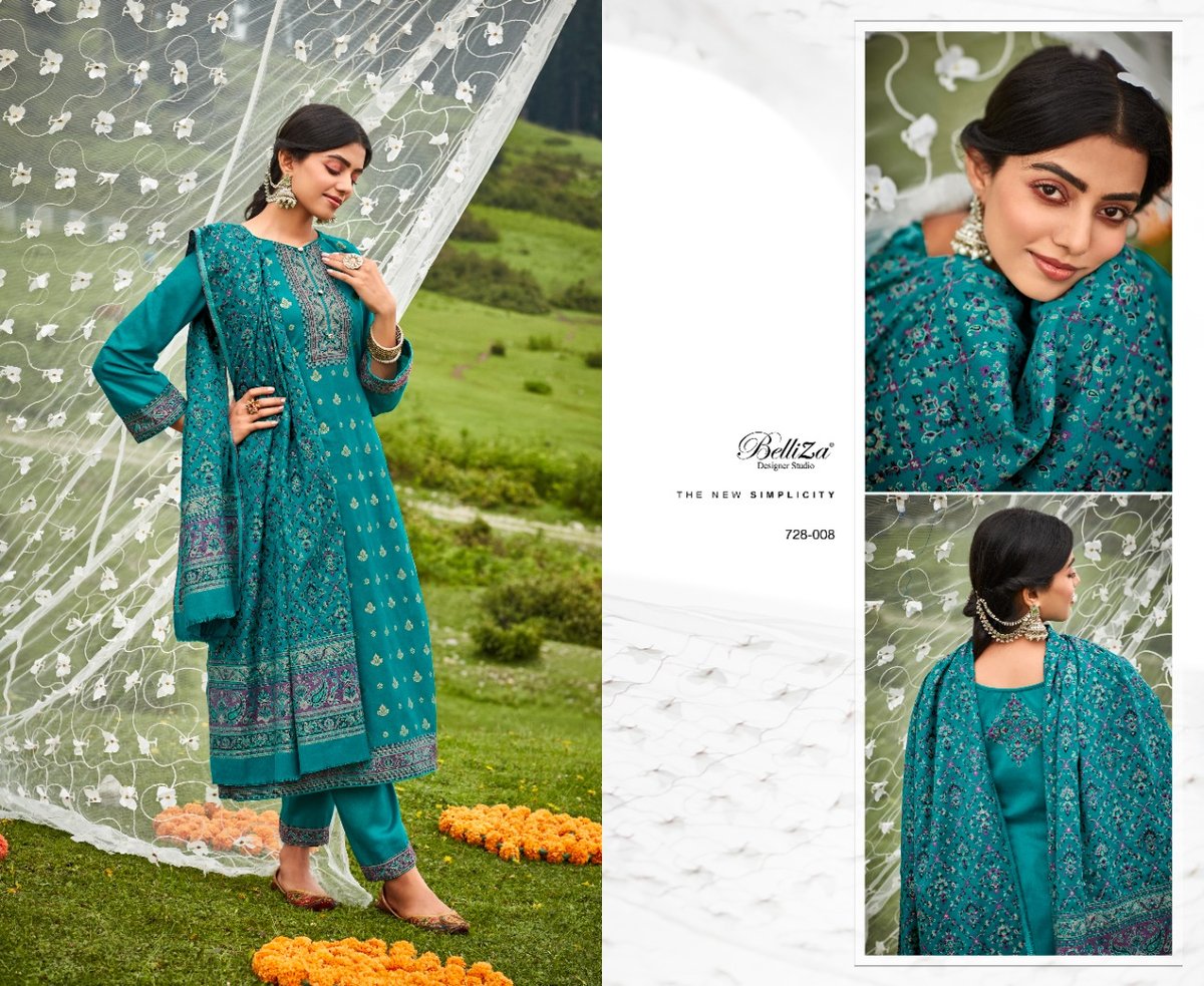 Belliza Designer Izaara 728-001 to 728-008 Series 8