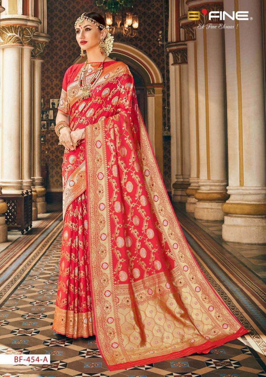 B'Fine Saree Roohani 454 Colors 1