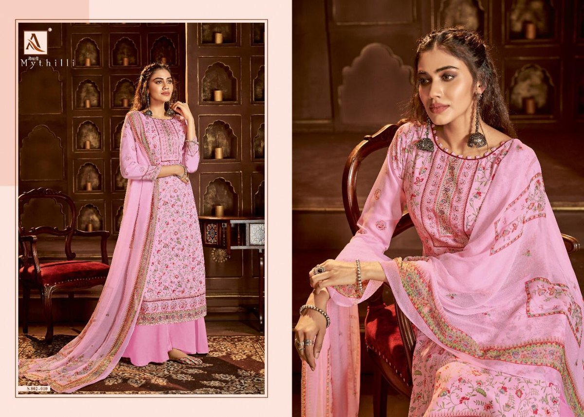 Alok Suits Mythilli 802-001 to 802-010 Series 10