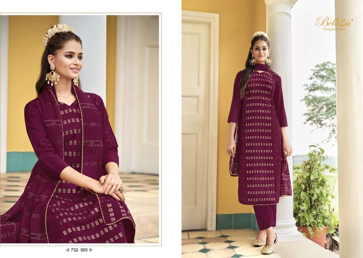 Belliza Designer Nimrat 732-001 to 732-006 Series 5
