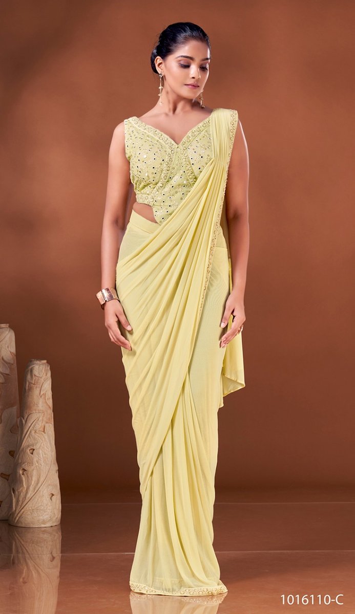 Aamoha Trendz Ready To Wear Designer Saree 1016110 Colors 4