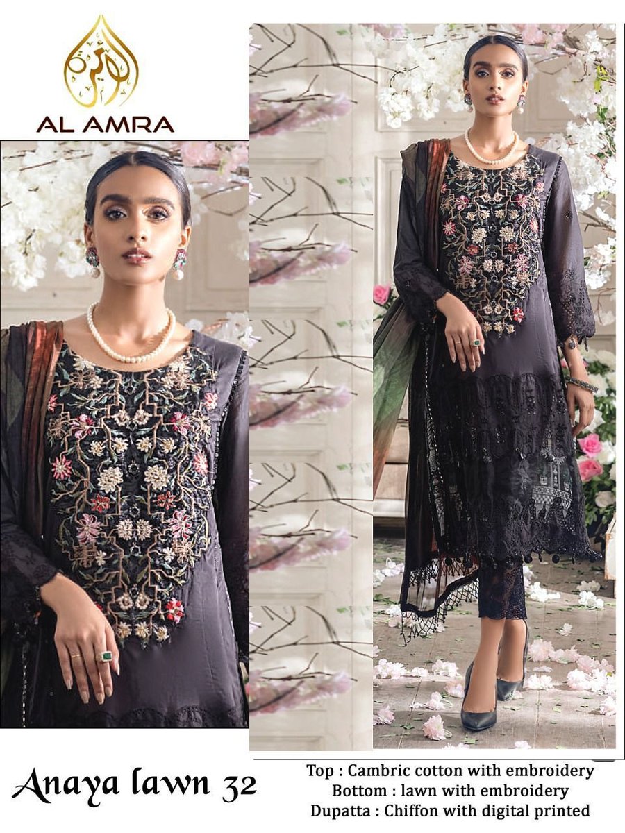 AL Amra Aanaya Lawn ZF-32 Design 1