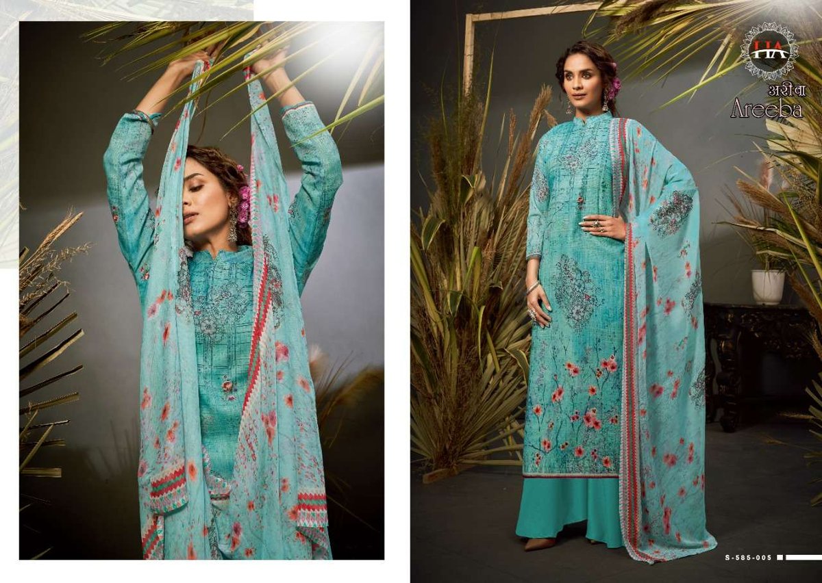 Harshit Fashion Areeba 585-001 to 585-010 Series 5