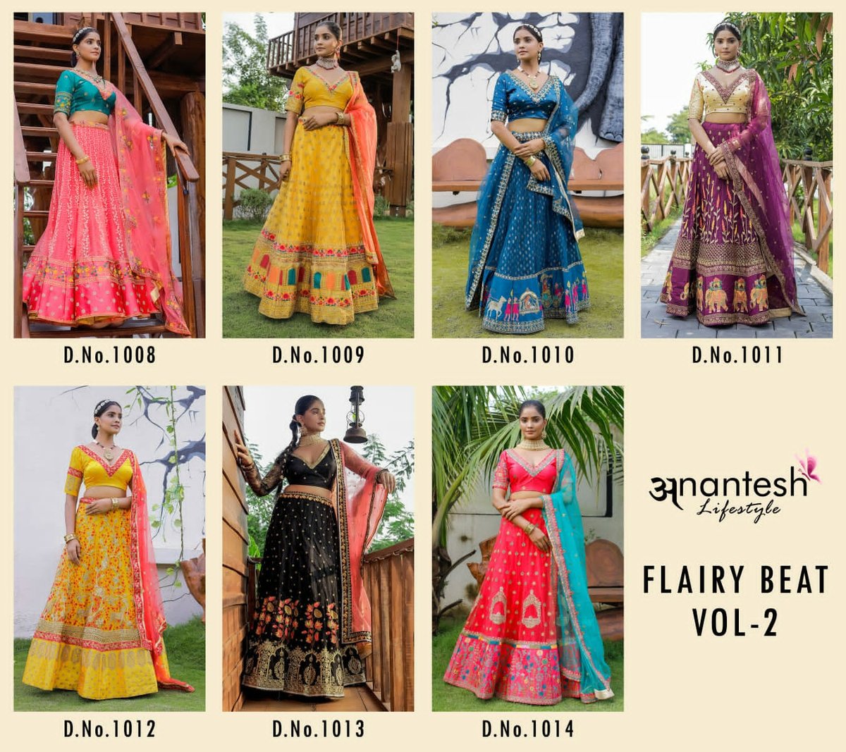 Anantesh Lifestyle Flairy Beats Vol-2 1008-1014 Series 8