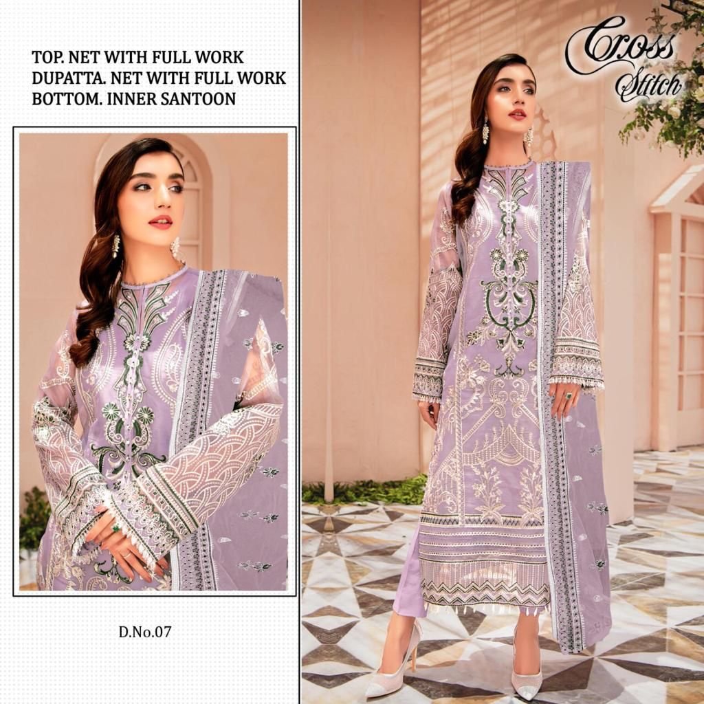 Cross Stitch 07 Dress Material 1