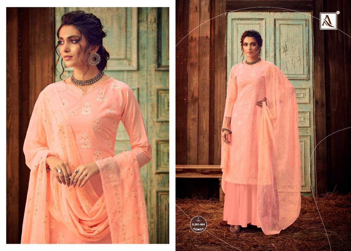 Alok Suits Bloom Gold 501-001-501-008 Series 4