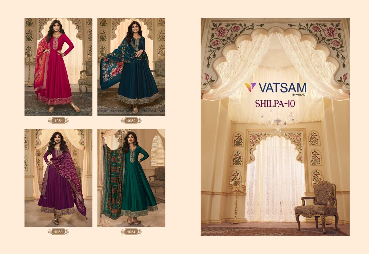 Viradi Fashion Vatsam Shilpa Vol-10 1051-1054 Series 5