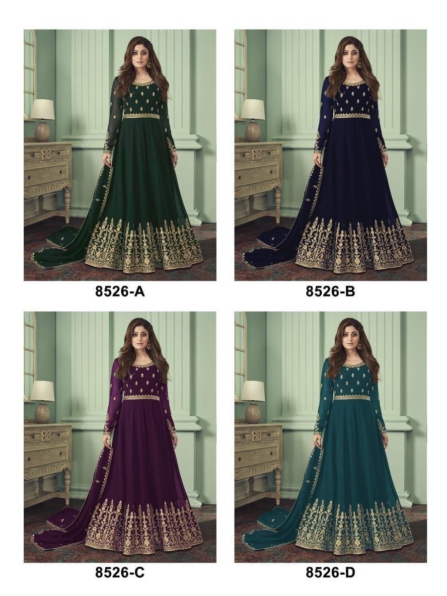 Aashirwad Creation Alizza Premium Quality 8526 Colors 9