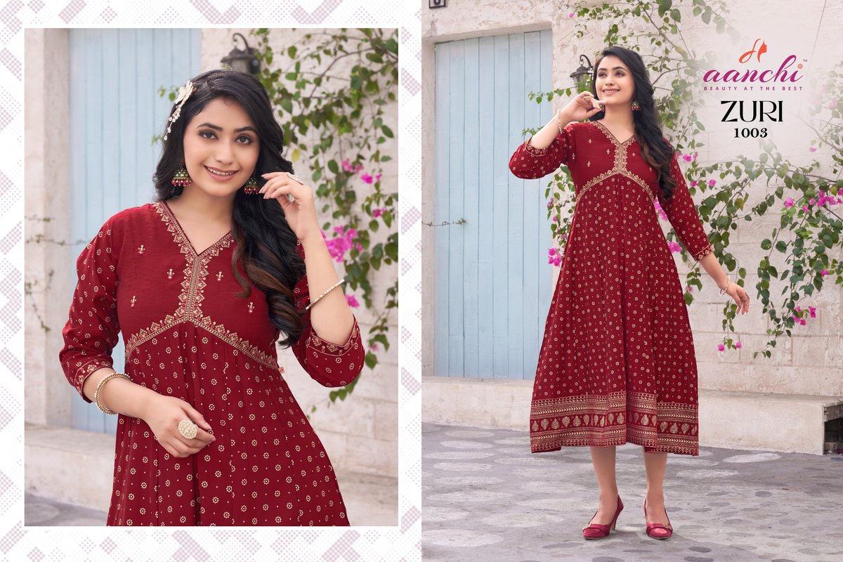 AANCHI KURTIS ZURI 1001 TO 1005 3