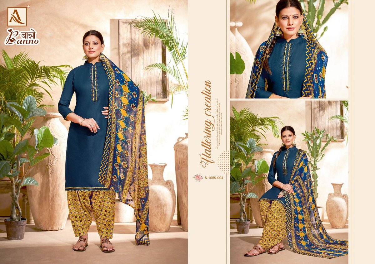 Alok Suits Banno 1059-001 to 1059-008 Series 4