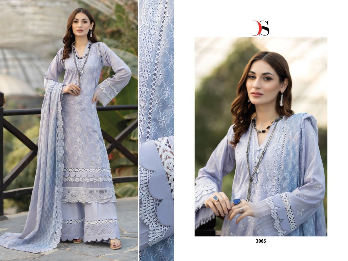 Deepsy Suit Adan's Libas Chikankari -23 3061-3068 Series 5