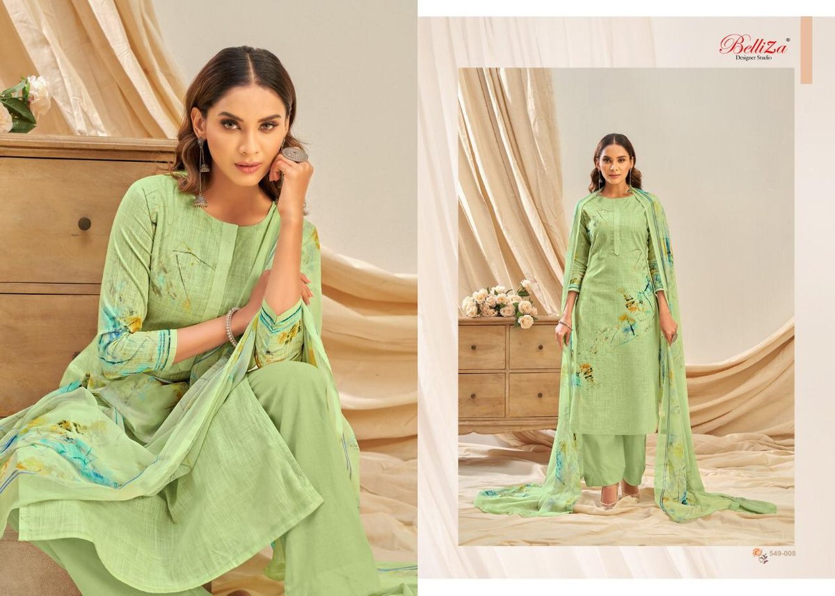 Belliza Designer Rukhsar 549-001 to 549-010 Series 8
