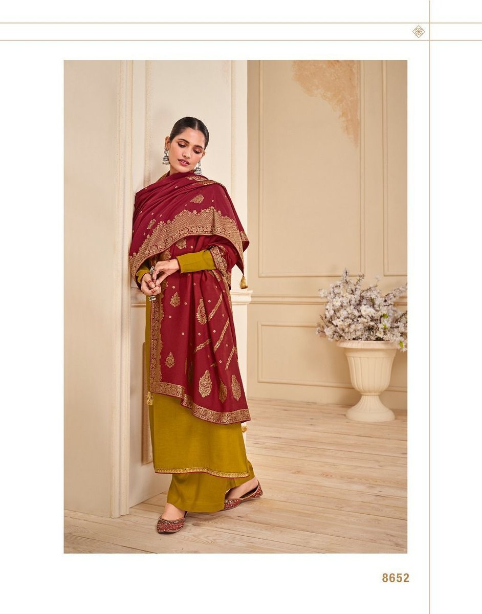 Aashirwad Creation Mor Bagh Lotus 8650-8655 Series 3